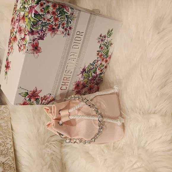 DIOR PINK POUCH NWOT - Picture 6 of 6